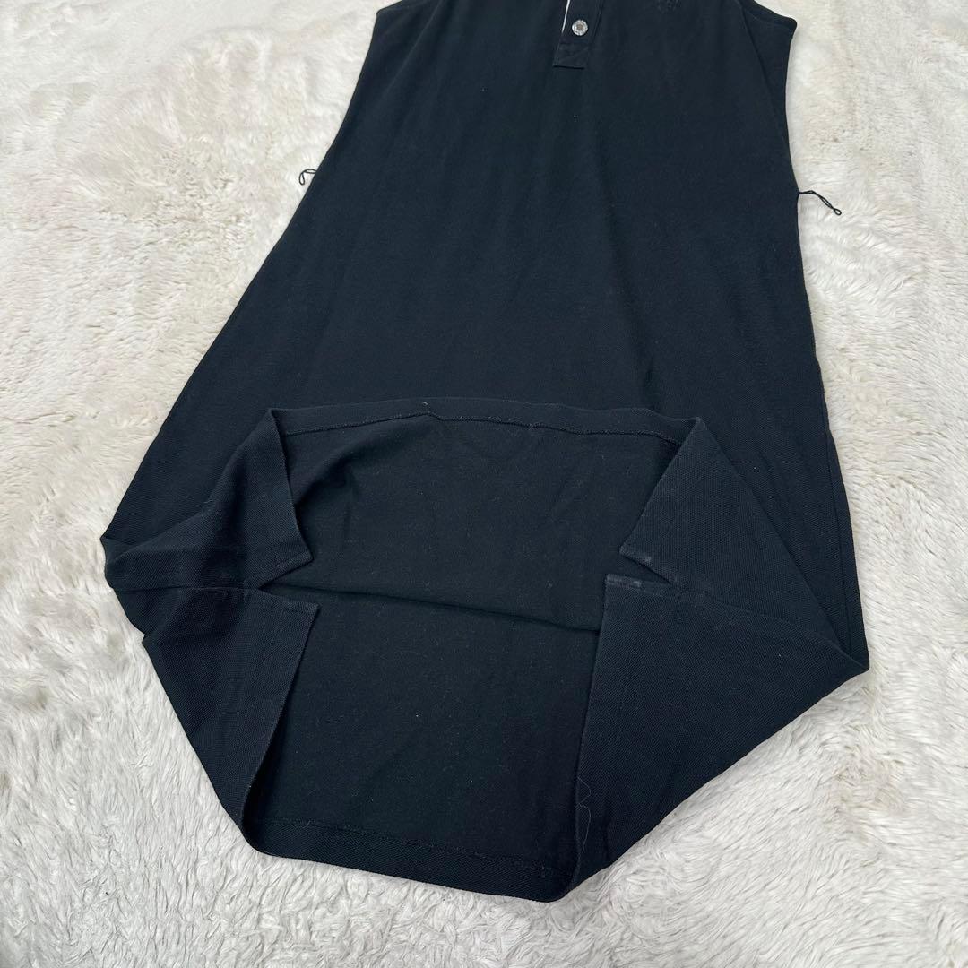 ✨美品✨ラルフローレンゴルフ ノースリーブポロワンピース 黒S スポーティー