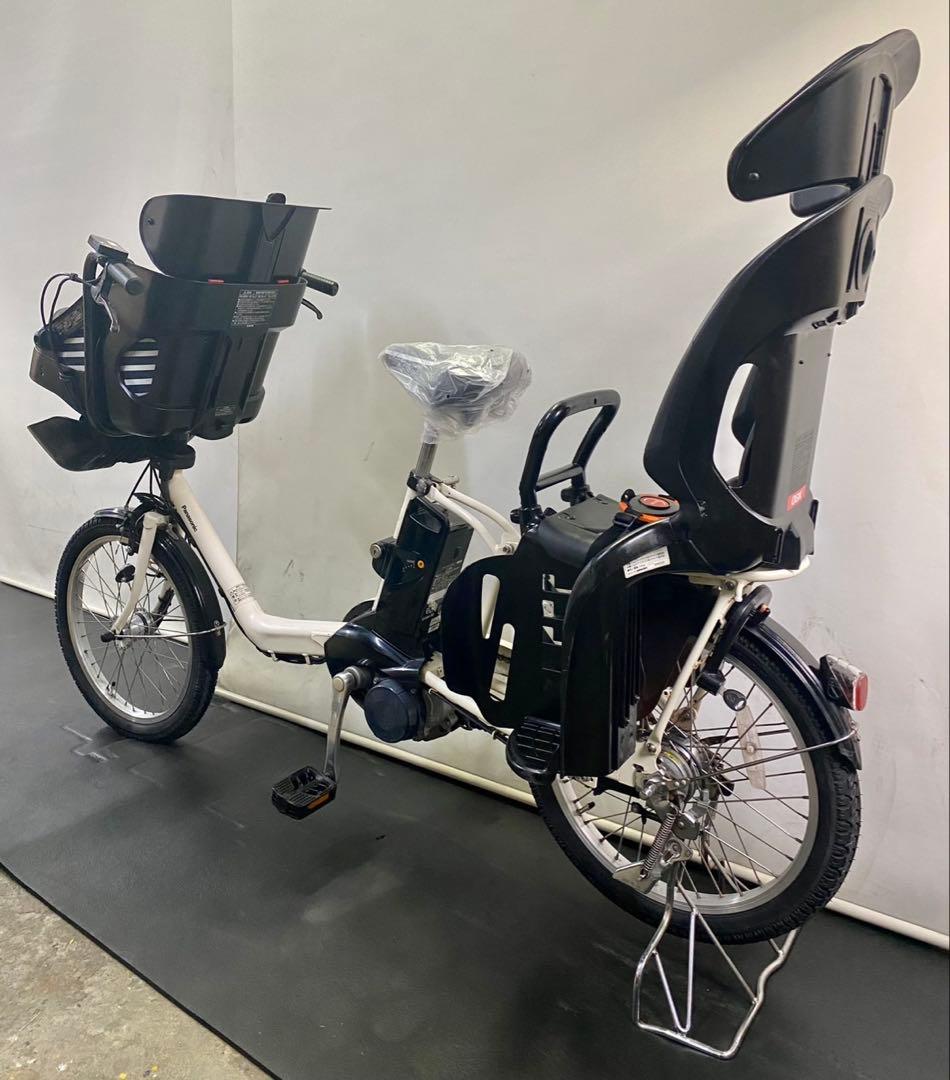 1年保証 パナソニック　ギュットミニ　大容量　20インチ　白　電動アシスト自転車