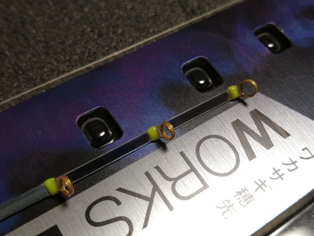 バリバス　ワークスリミテッド　桧原MAX 319 燻銀LTD ワカサギ　穂先