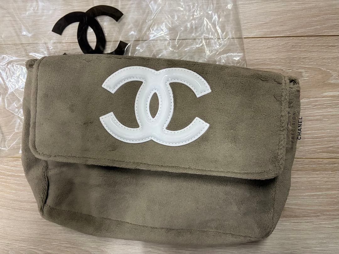 み*❤様 CHANEL シャネル ミニバッグ ポーチ コーヒーブラウン×ホワイト