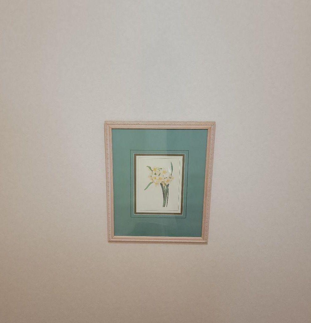 絵画 絵 額縁絵 プリント画 お花絵画 額縁付き絵