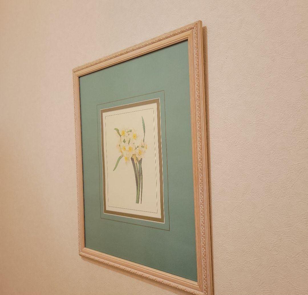 絵画 絵 額縁絵 プリント画 お花絵画 額縁付き絵