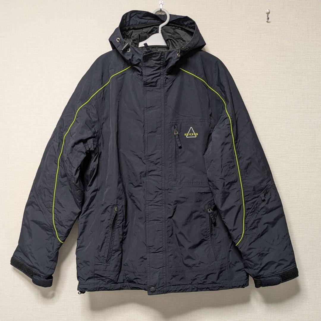 【定価15万円位】SOS スキーウェア スノボ メンズ Mサイズ 上下セット 紺
