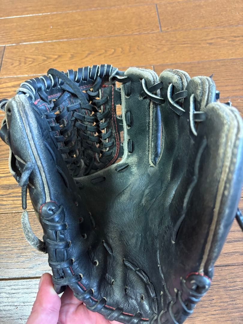 ジームス（Zeems）一般硬式用グローブ 内野手用 右投げ用 ブラック