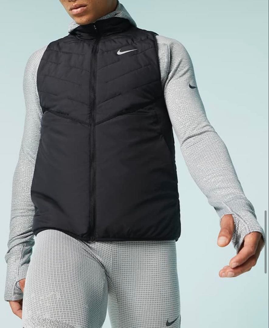 新品タグ付★NIKE★ナイキ★Therma-FIT レペルランニングベスト★Ｌ