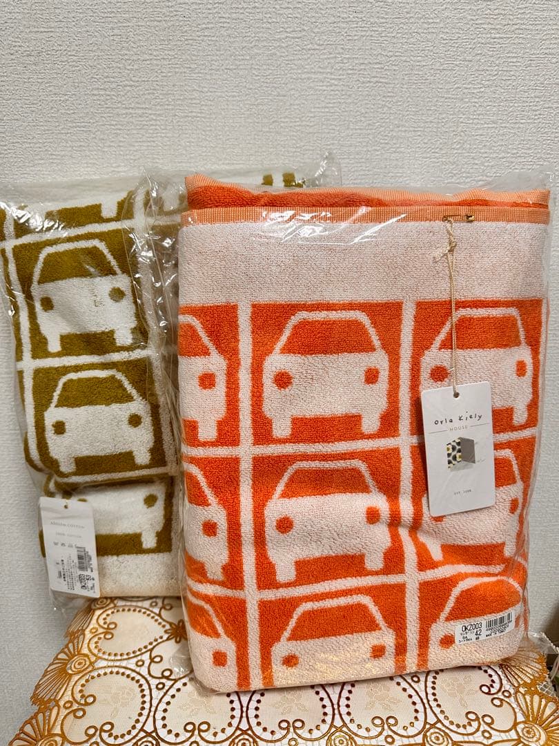 新品♡入手困難レア♡オーラカイリー♡シートタオルソファーカバーラグ♡モスグリーン