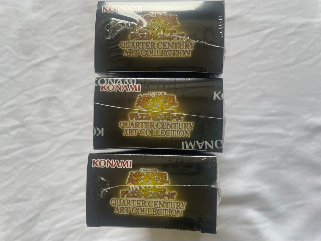 遊戯王 クオーターセンチュリーアートコレクション 新品シュリンク付き3BOX