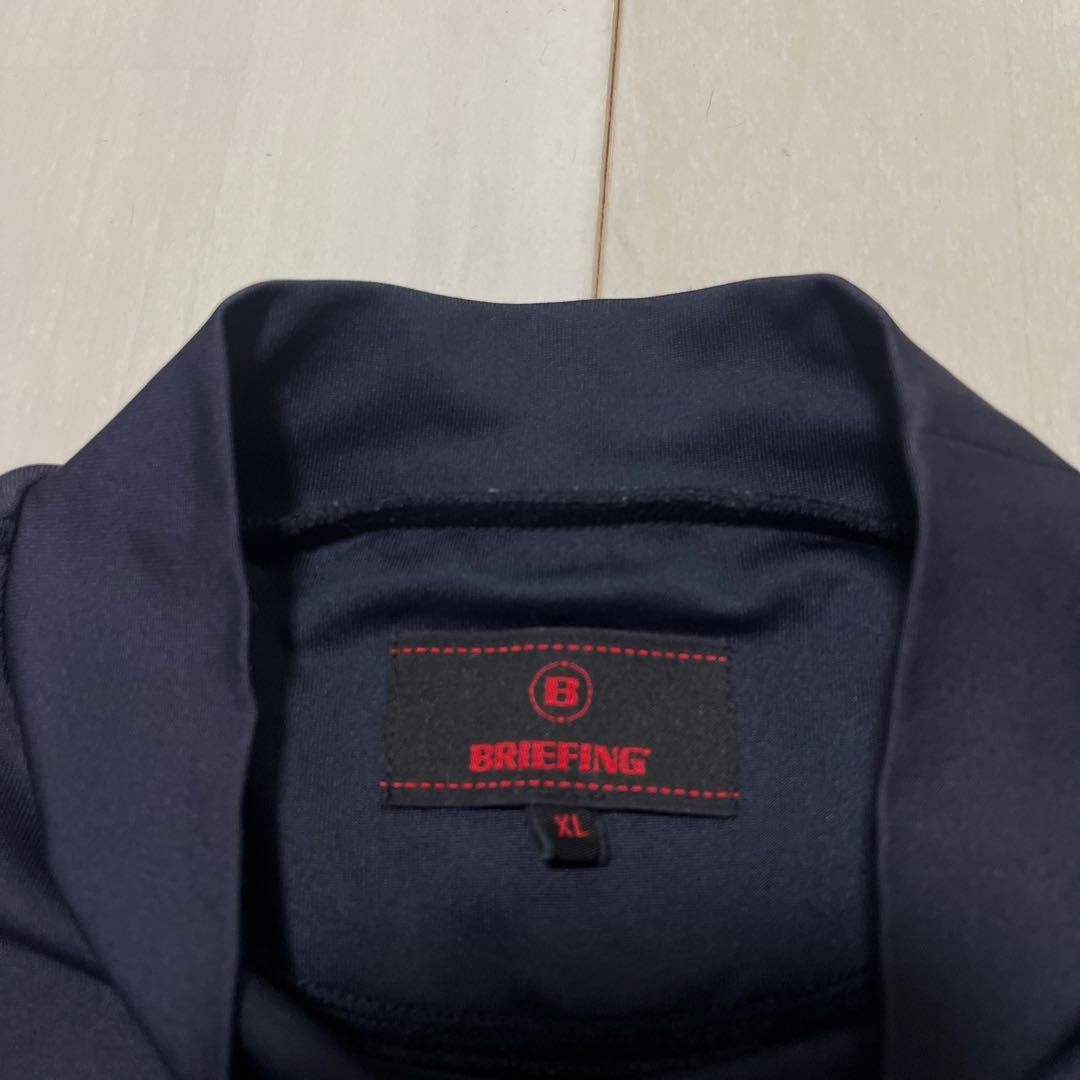 BRIEFING TOUR HIGHNECK SHIRTSネイビーXLサイズ