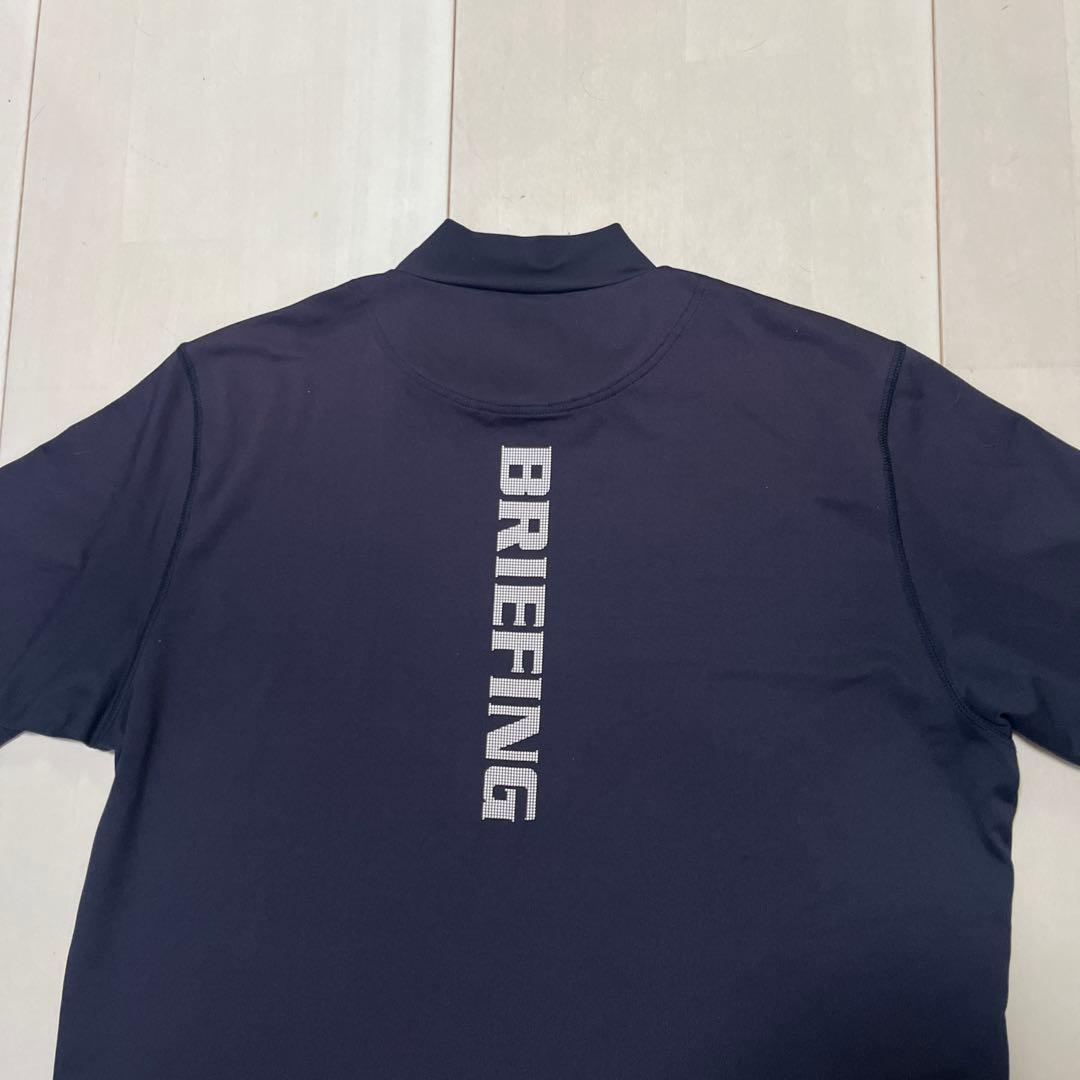 BRIEFING TOUR HIGHNECK SHIRTSネイビーXLサイズ