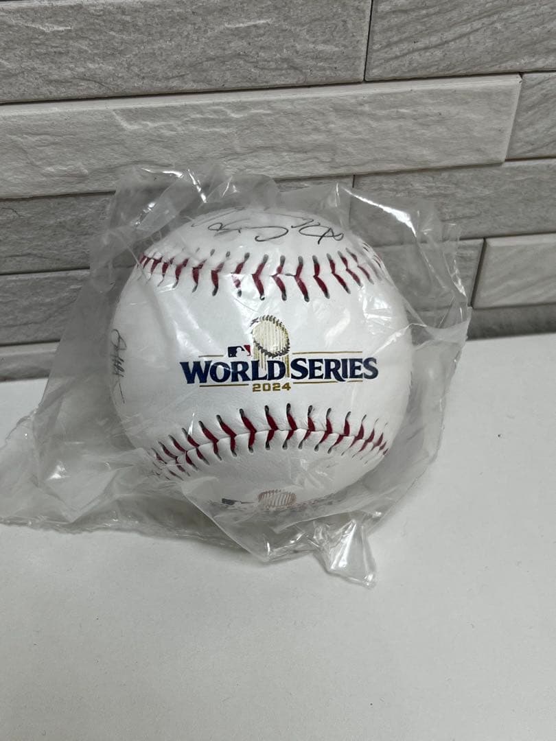 大谷翔平 2024年ワールドシリーズ 限定 記念ボール ドジャース【新品未開封】