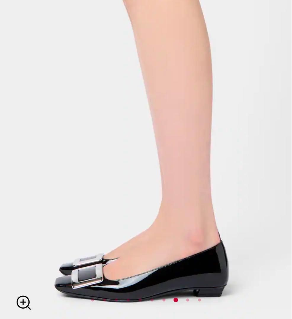 Roger vivier パテントレザー バレリーナ