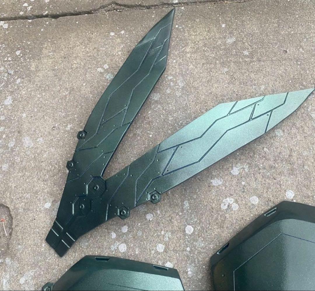 仮面ライダー アーマーパーツ ダークグリーン コスプレ 1/1 特撮ヒーロー