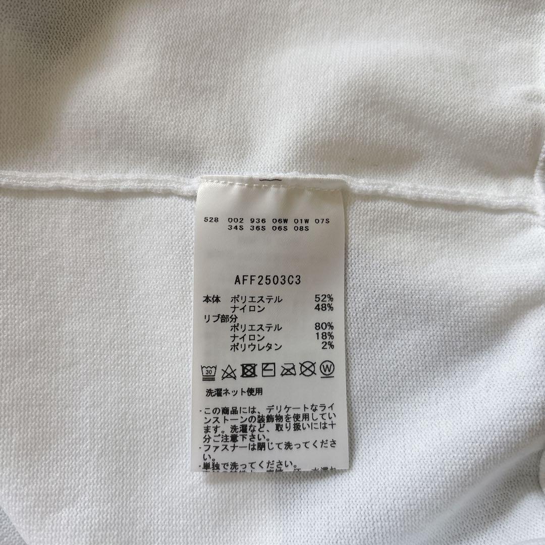 美品 アンパスィ レディース ゴルフ 軽量 ニット ブルゾン M ジャケット
