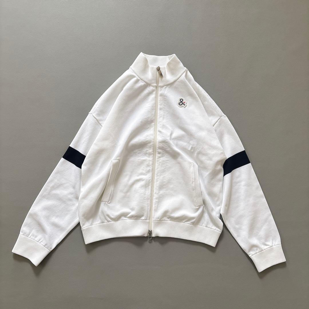 美品 アンパスィ レディース ゴルフ 軽量 ニット ブルゾン M ジャケット