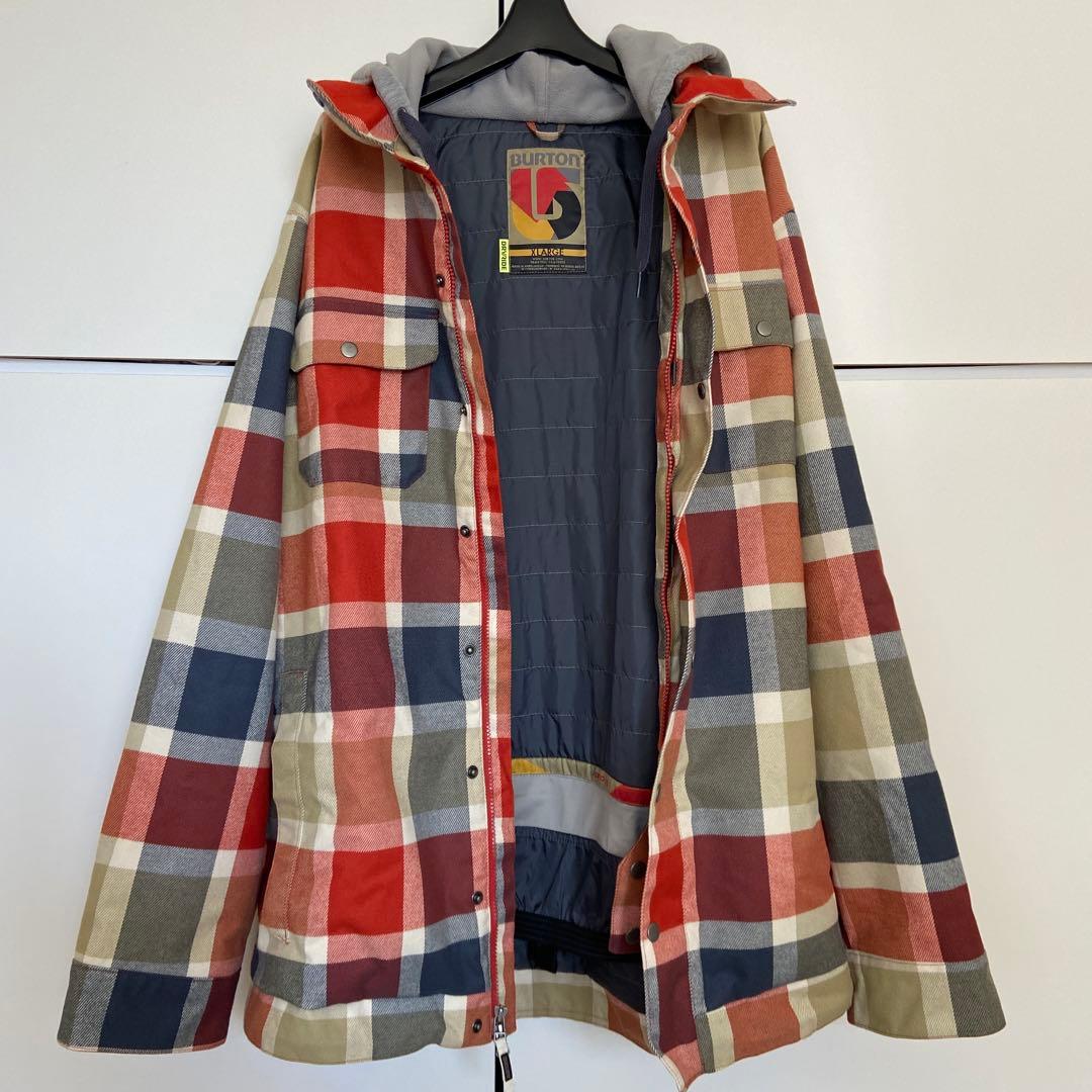 Burton （X-LARGE ）チェック柄ジャケット（中古）