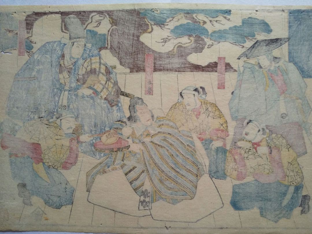 浮世絵 国芳 勧進帳 1枚に凝縮