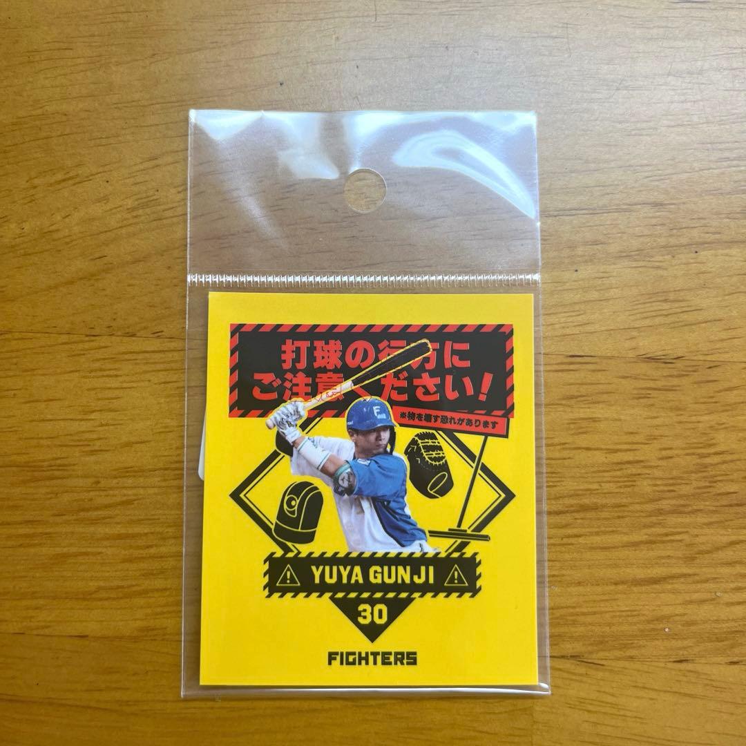 ファイターズ 日ハム 郡司裕也 タオル 打球にご注意ください