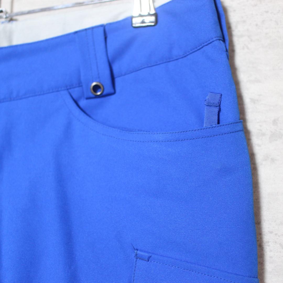 【極美品 高撥水 ストレッチ】カーゴスリム【L】BURTON スノーパンツ 青