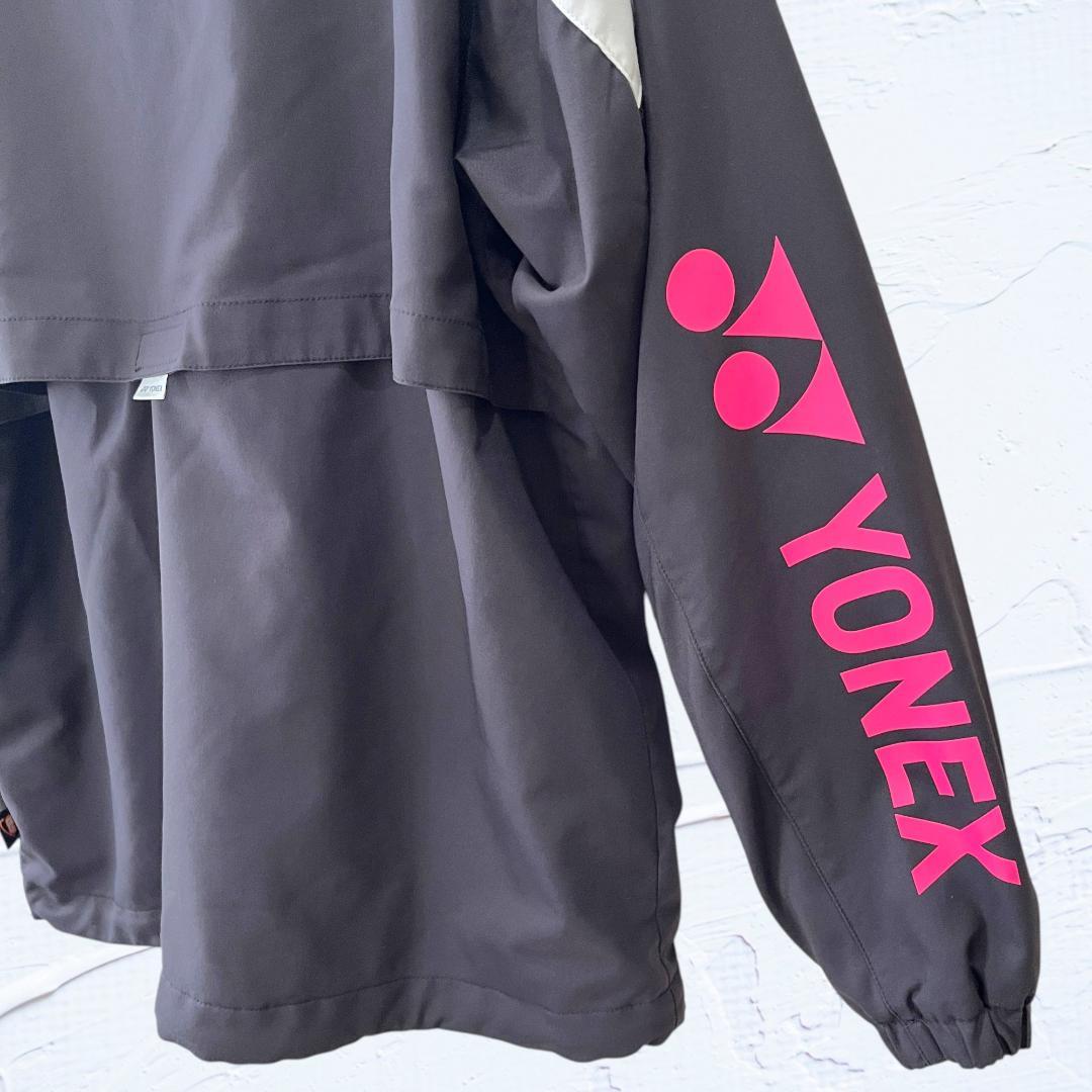 YONEX ウォームアップウェア L ヒートカプセル 白/黒/グレー/ピンク