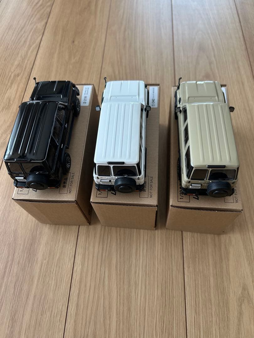 1/30 色見本ミニカー 全色セット ランドクルーザー　70 3色セット 非売品