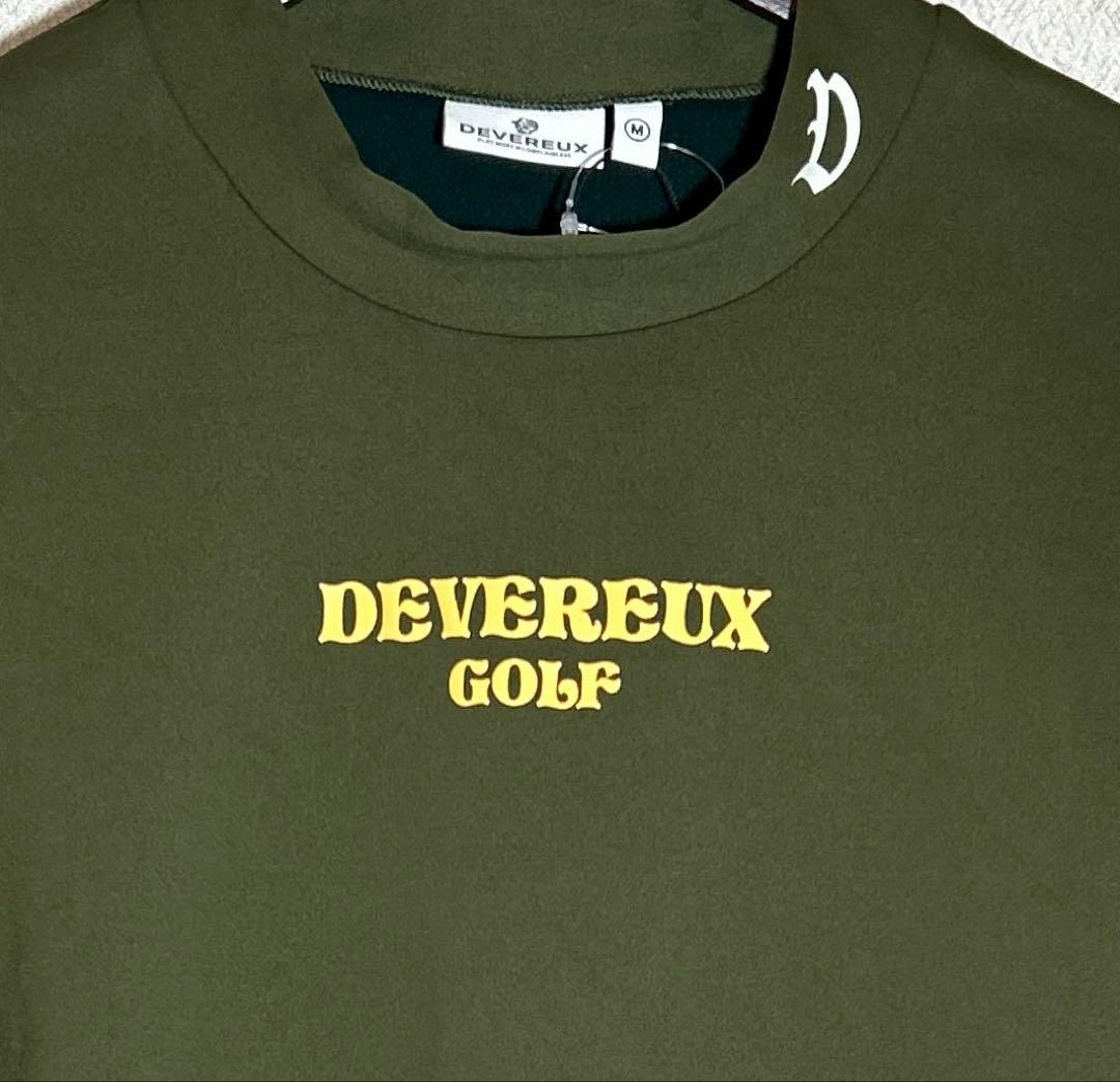 新品【デヴァローゴルフ】レディース 裏起毛 デルタモックネック 長袖Tシャツ Ｍ