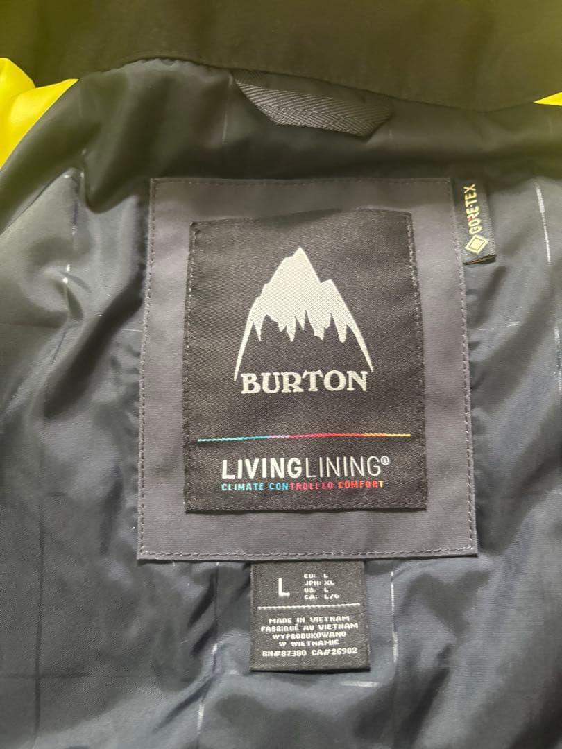 BURTON GORE-TEX スノーボードウェアLサイズ