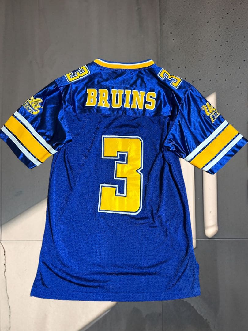 UCLA ブルー フットボールシャツ ゲームシャツ S Bruins Y2K