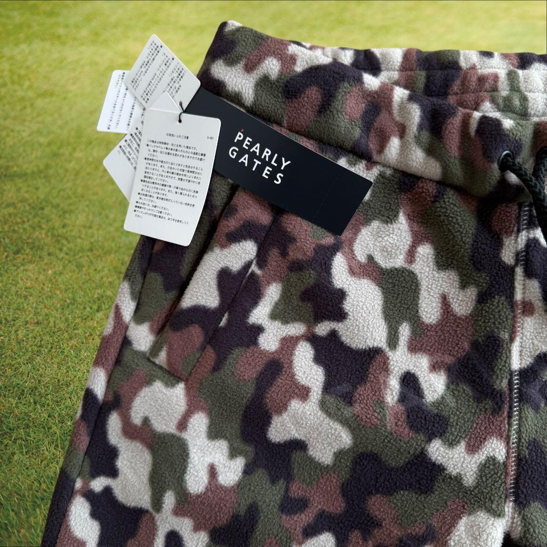 現行モデル　新品タグ付　パーリーゲイツ　ジョガーパンツ　迷彩　L〜XL フリース