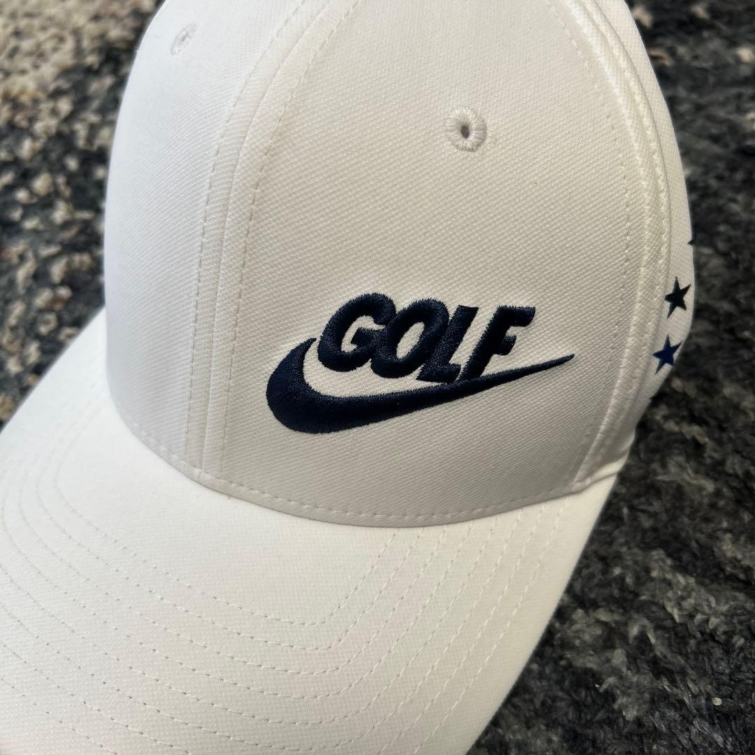 NIKEGOLF ナイキゴルフ キャップ ホワイト/ネイビー サイズM/L