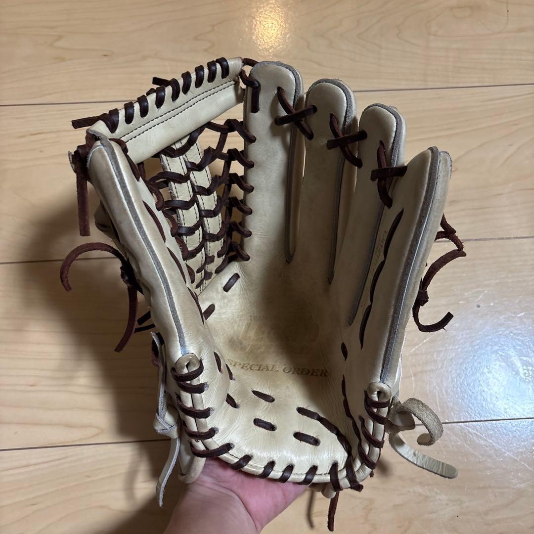 TAMAZAWA 軟式グローブ クリーム色
