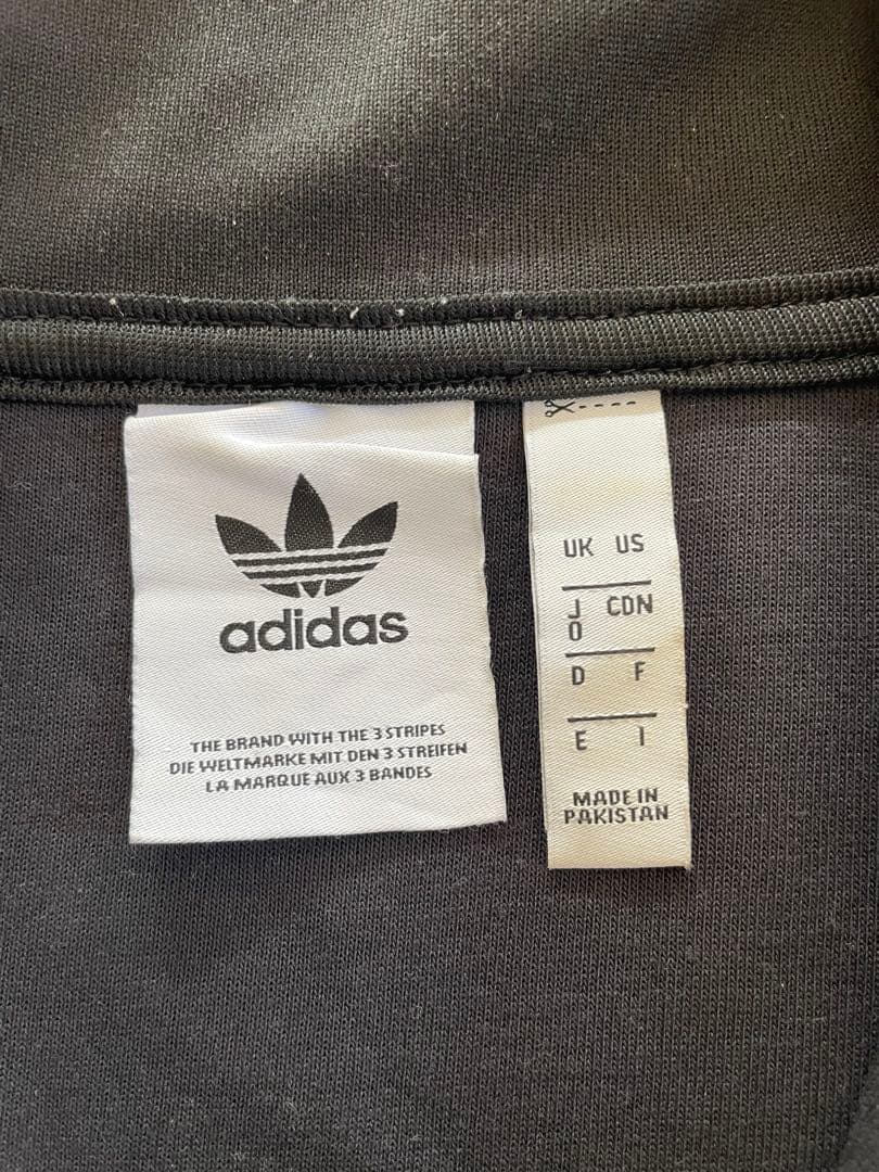 adidas ジャケット 黒　アディダス　ジャージ　上着　ブラック