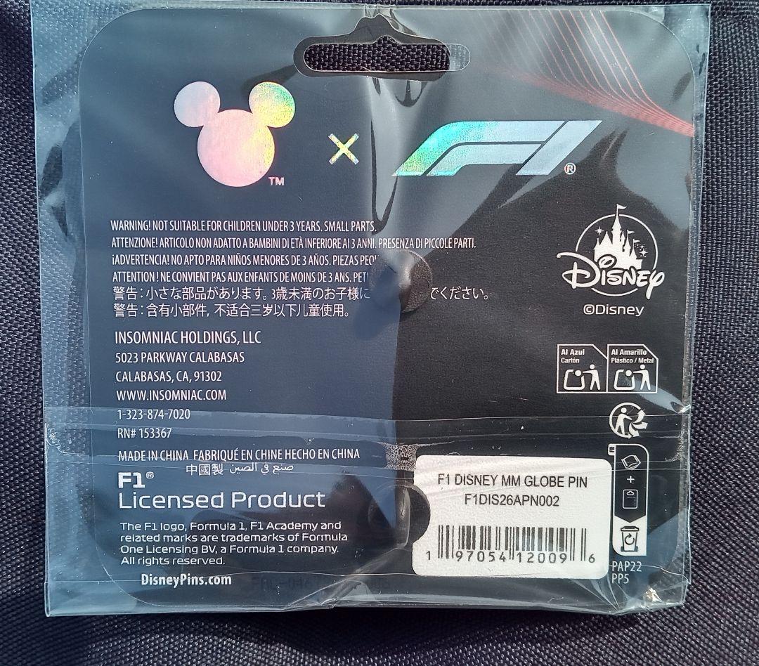 F1 日本グランプリ ディズニー コラボ ピンバッジ ミッキー 鈴鹿　ぴ
