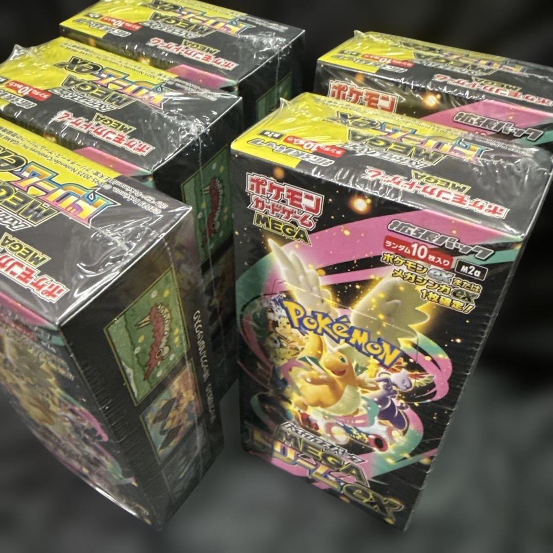 ポケモンカードゲーム MEGA ドリームEX 5BOXシュリンク付き