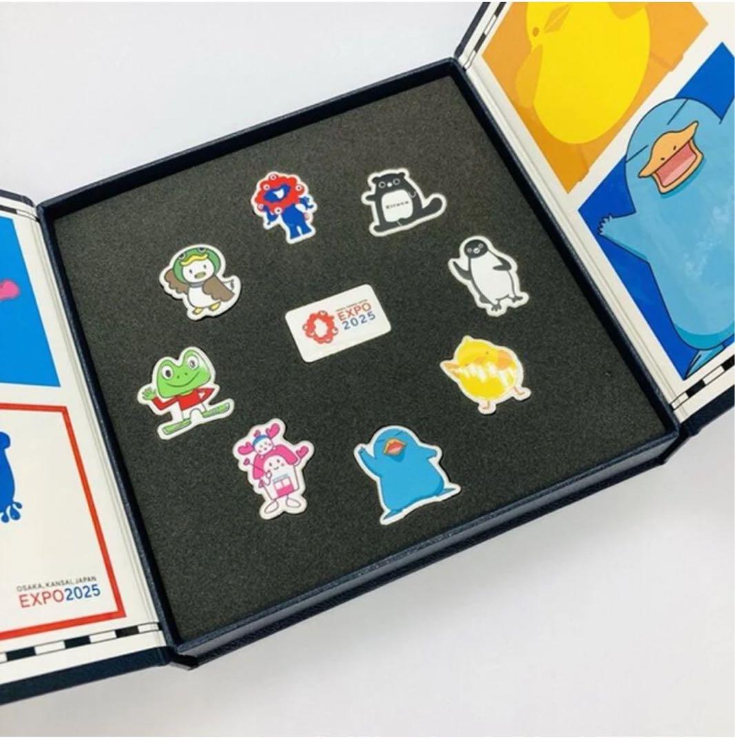 関西　万博　JR 7 Character All Stars ピンバッジセット