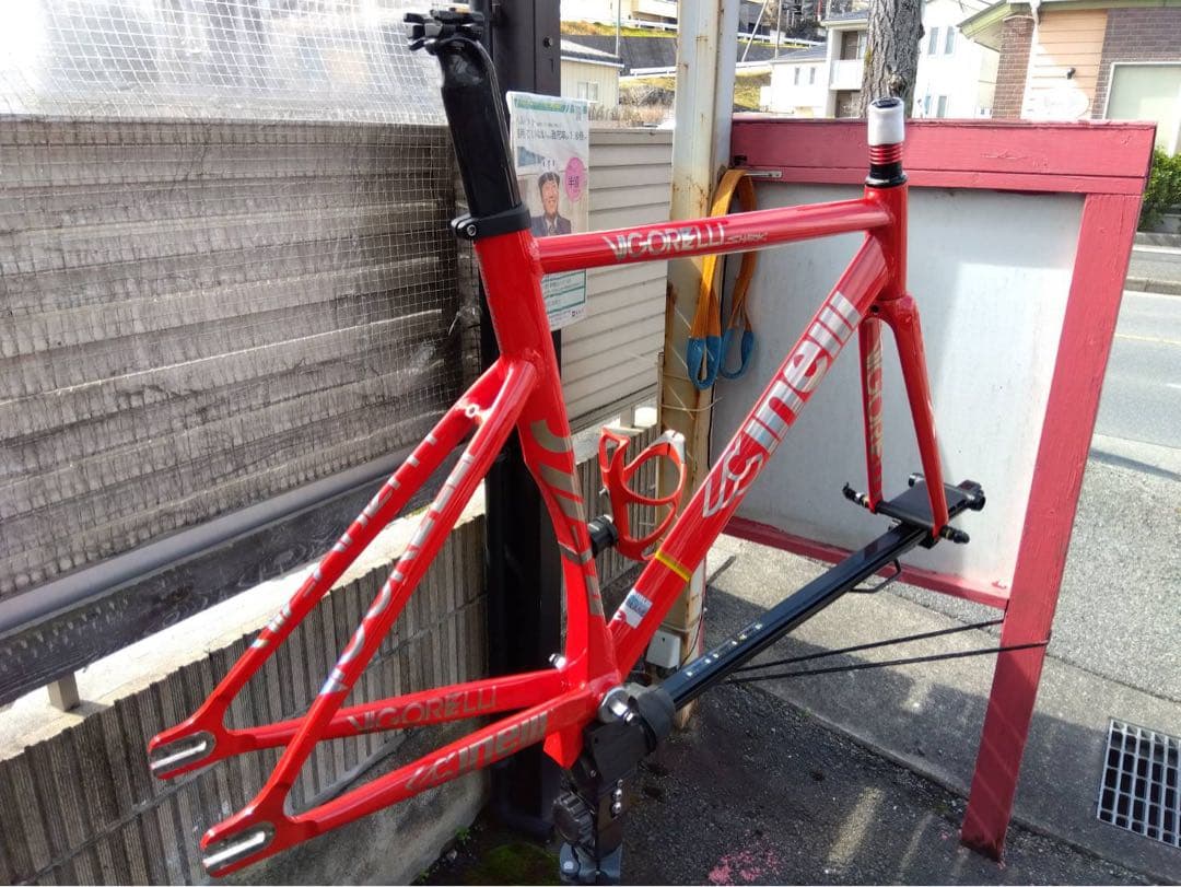 Cinelli Vigorelli レッドフレームアルミ