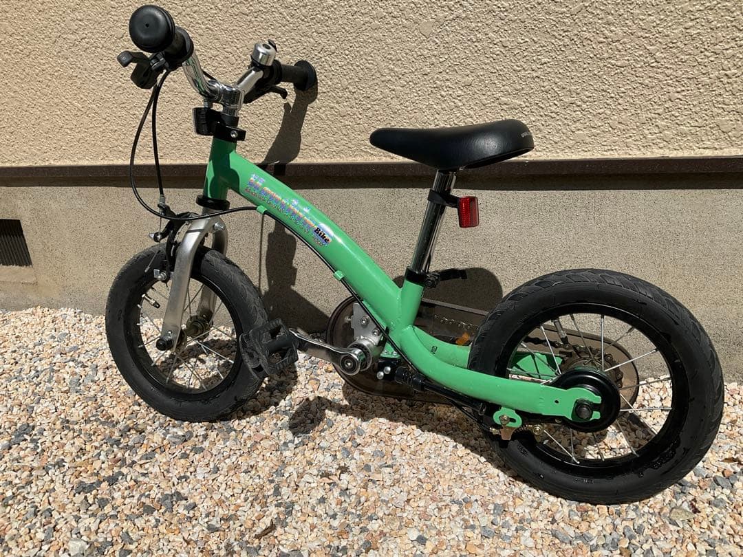 へんしんバイク　幼児用自転車 グリーン 小型タイヤ