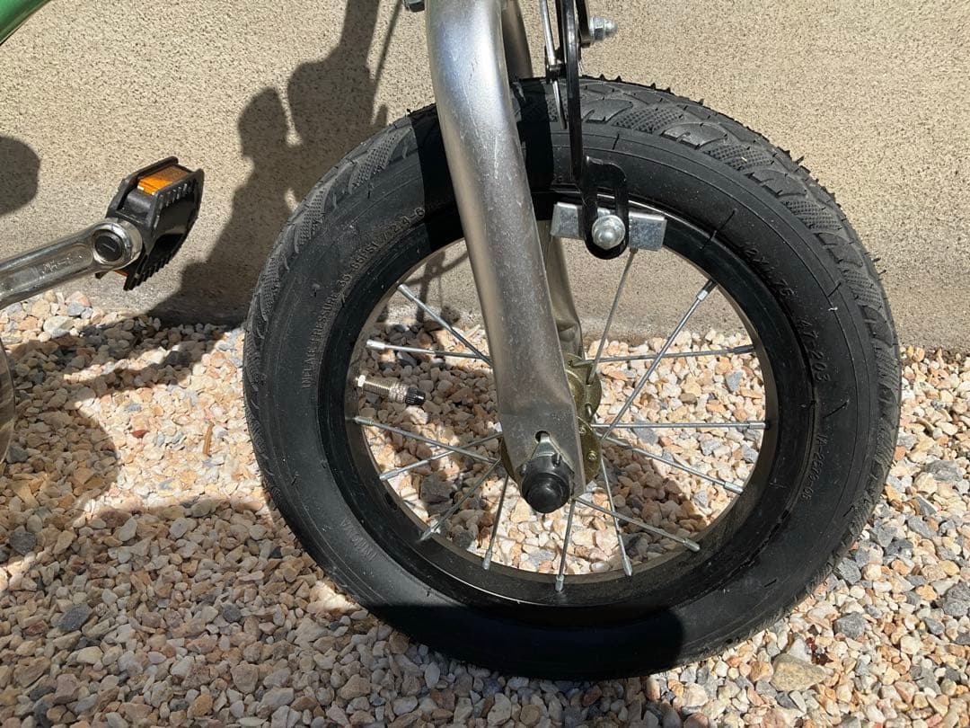 へんしんバイク　幼児用自転車 グリーン 小型タイヤ