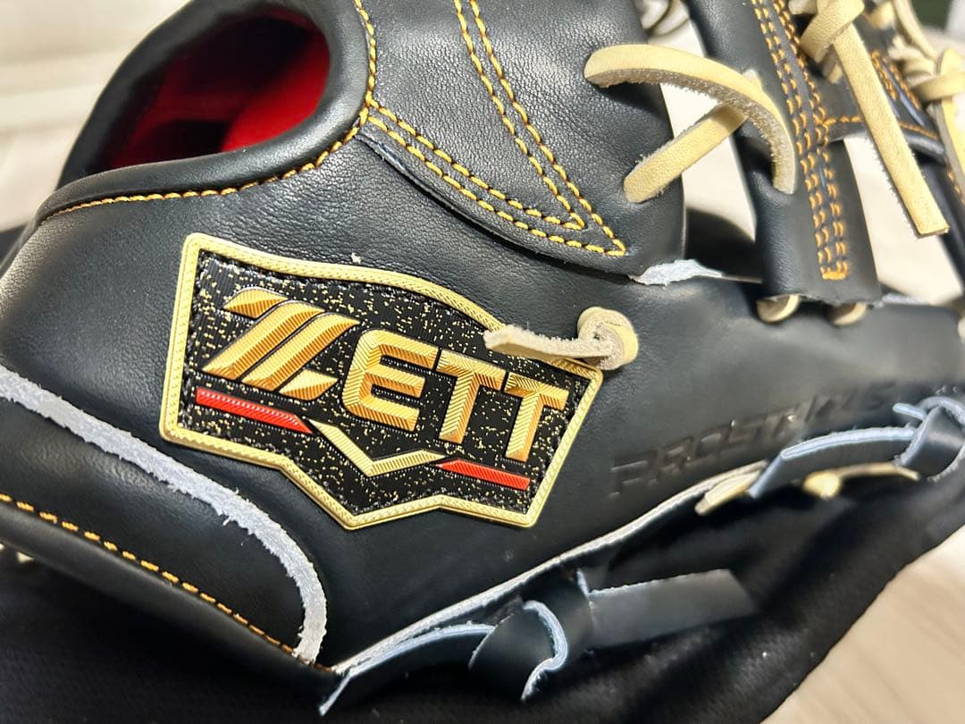ZETT 硬式内野　今宮296型　未使用品　オーダー　日本製　Nブラック　グラブ