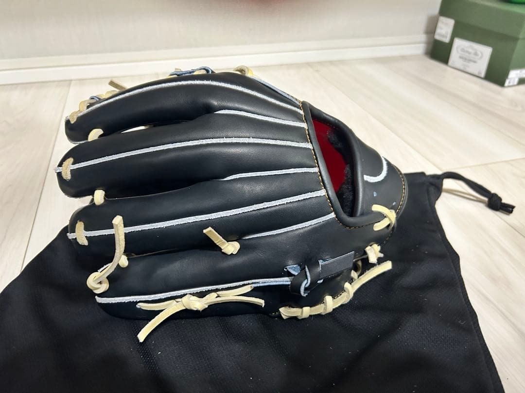 ZETT 硬式内野　今宮296型　未使用品　オーダー　日本製　Nブラック　グラブ