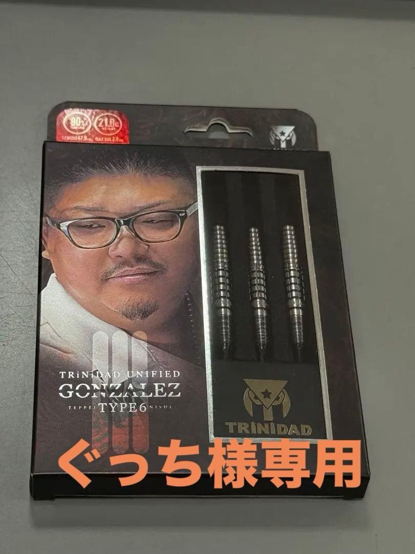 TRINIDAD GONZALEZ TYPE6 ソフトダーツ　中古美品　西哲平