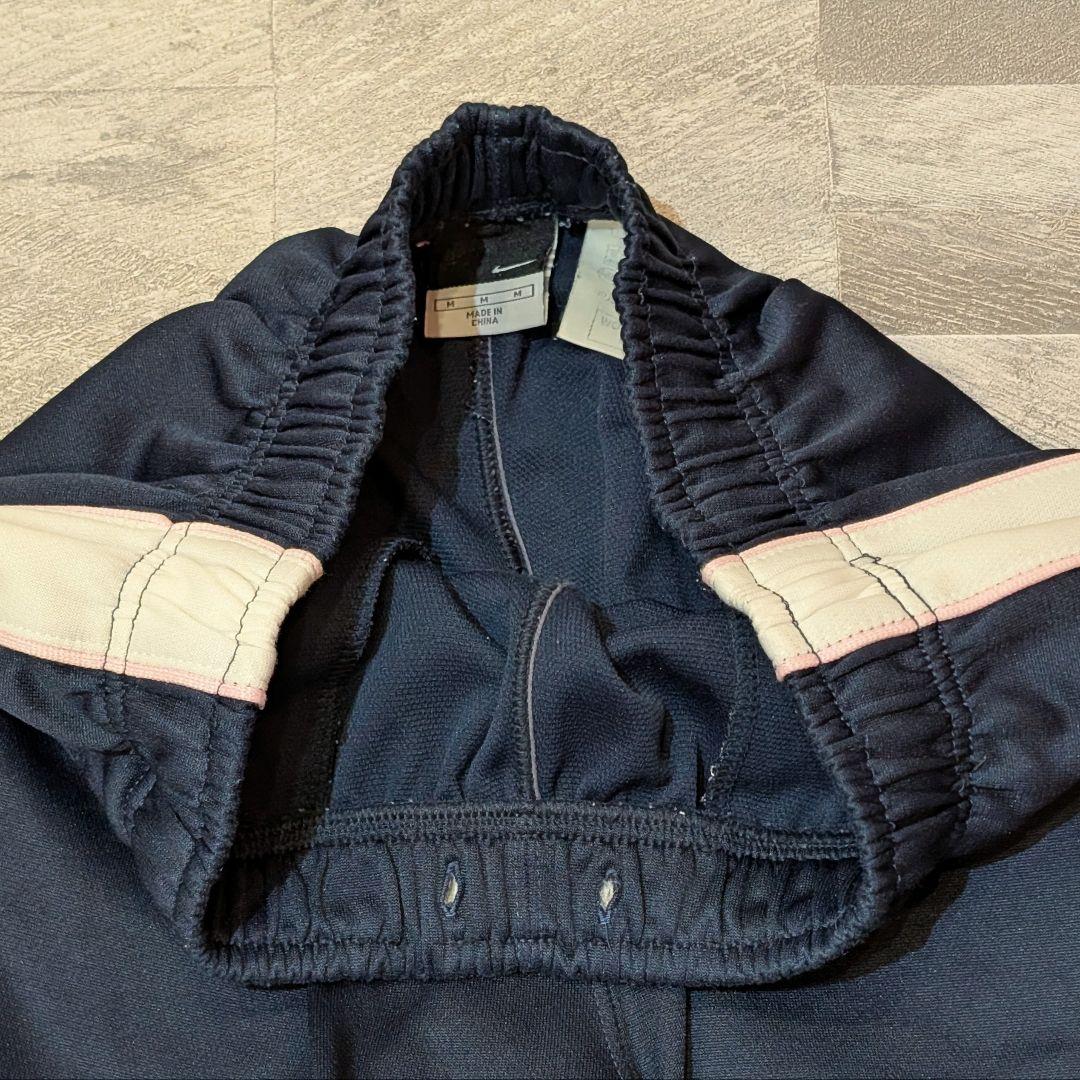 NIKE 00s セットアップ ジャージ M ネイビー×ピンク