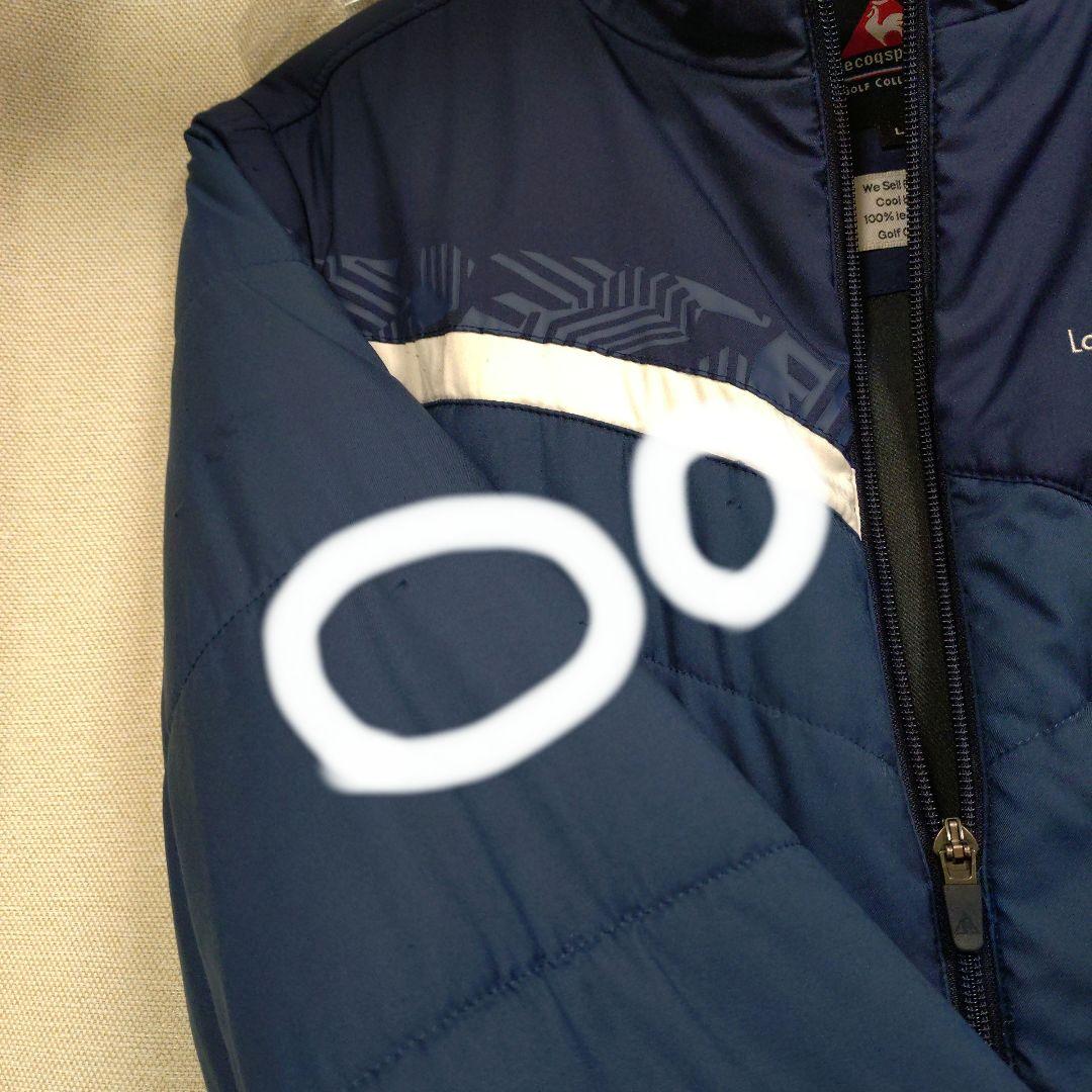 le coq sportif ゴルフジャケット L ネイビー　2WAY　ベスト