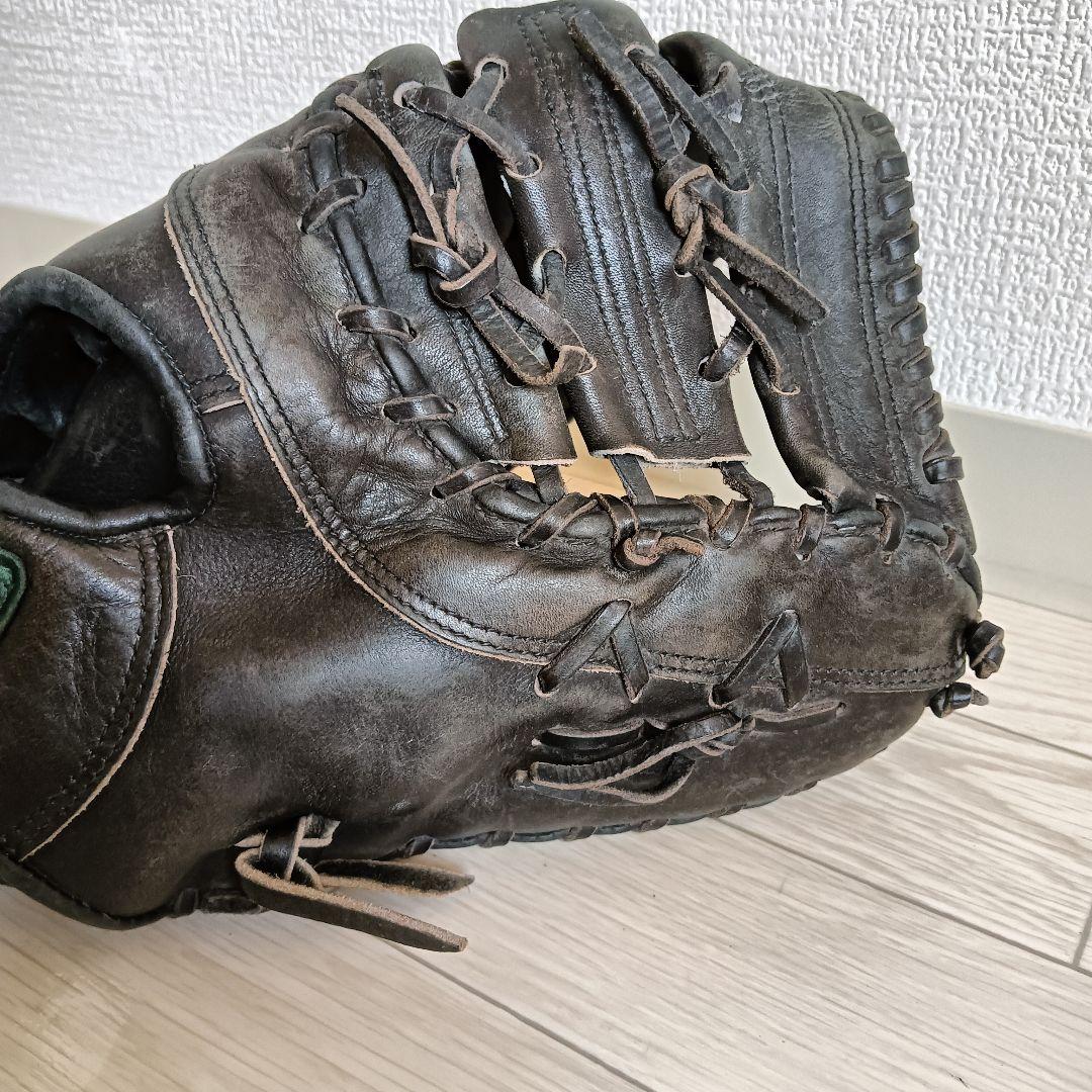 MIZUNO　軟式用　ファーストミット　ミズノ 日本製 赤ビュー Mラベル