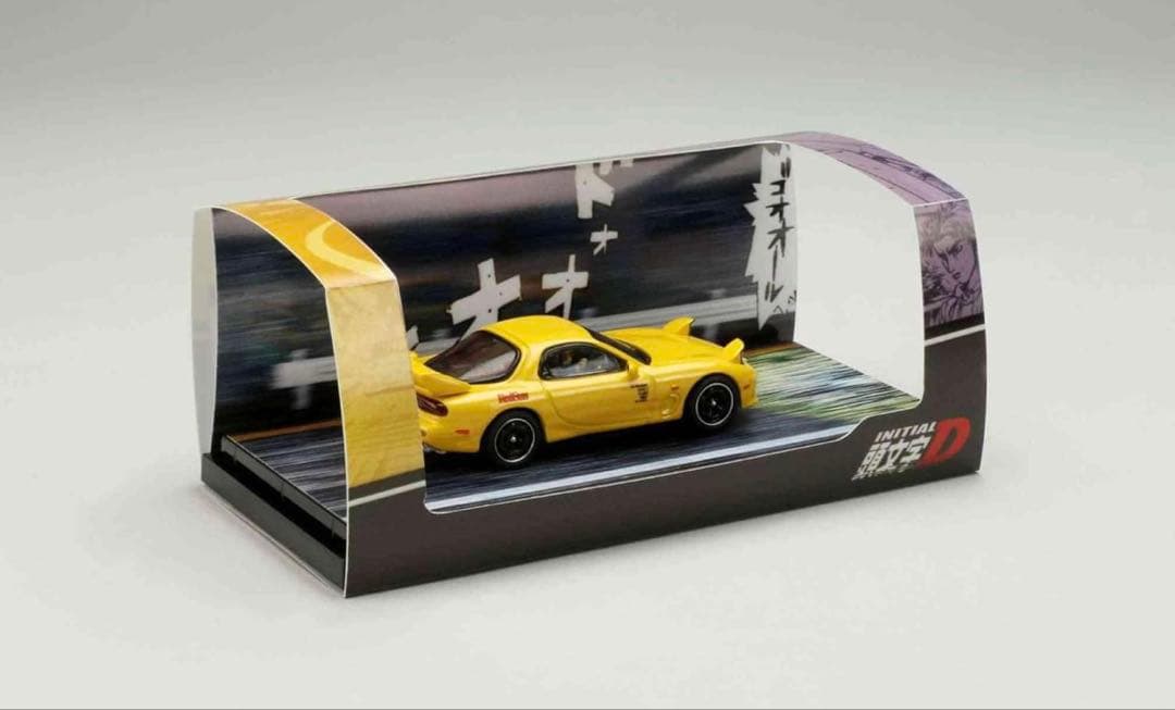 MAZDA RX-7頭文字D 高橋啓介ドライバーフィギュア付き2種類セット