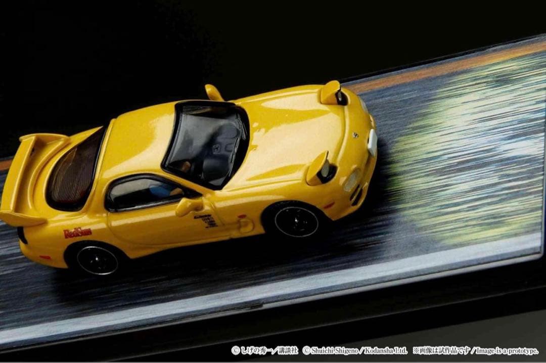MAZDA RX-7頭文字D 高橋啓介ドライバーフィギュア付き2種類セット