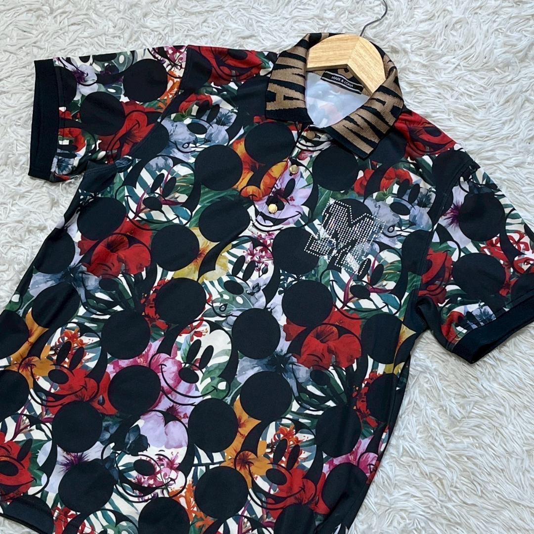 別注 MARK&LONA ミッキー ディズニー ポロシャツ Lサイズ