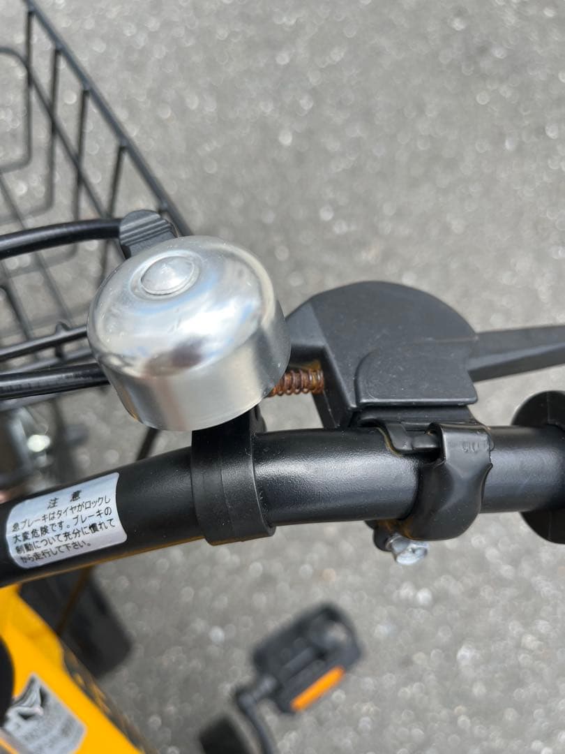 【^._.^】 HUMMER 子供用自転車 イエロー 補助輪付き14インチ