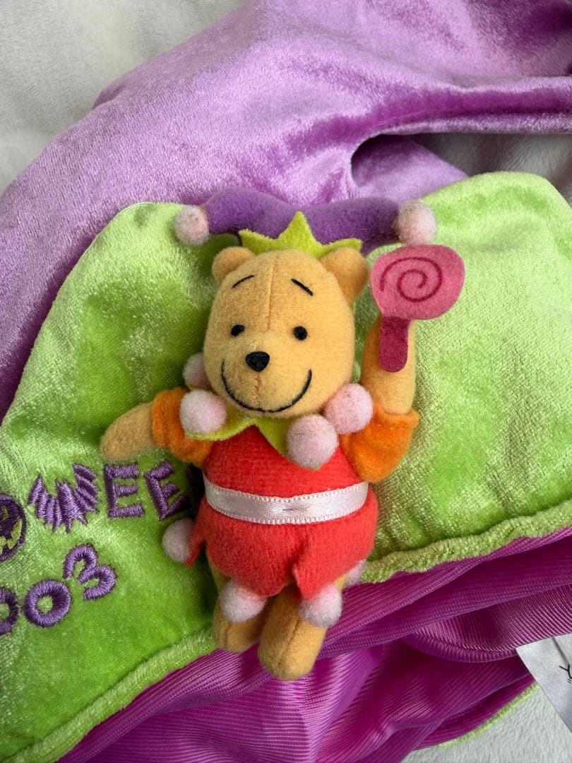 ディズニー　プーさん　ハロウィン　ピエロ　ファンキャップ