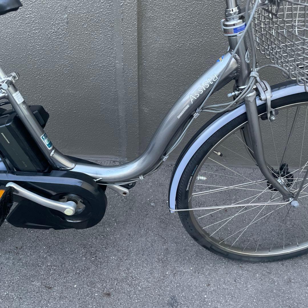 ブリヂストン電動アシスト自転車26インチ　グレー