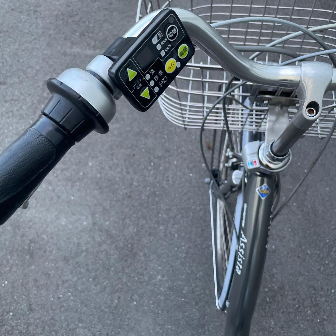 ブリヂストン電動アシスト自転車26インチ　グレー